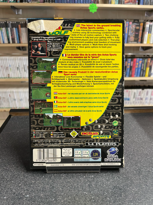 Actua Golf - Sega Saturn - Boxed & Complete