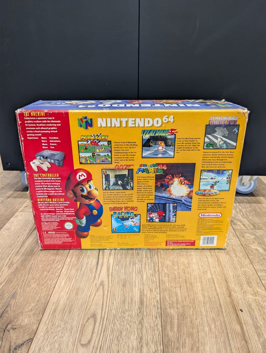 Nintendo N64 Console - Gold Controller - Boxed