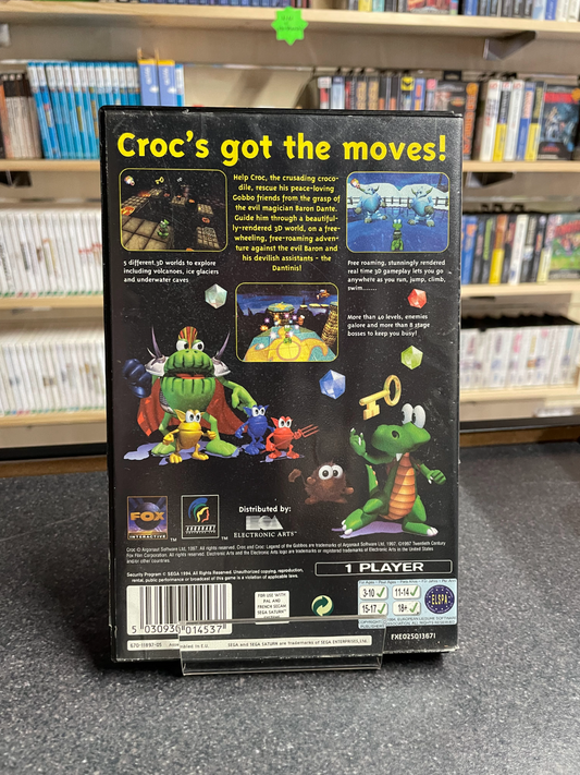 Croc: Legend of the Gobbos - Sega Saturn - Boxed & Complete