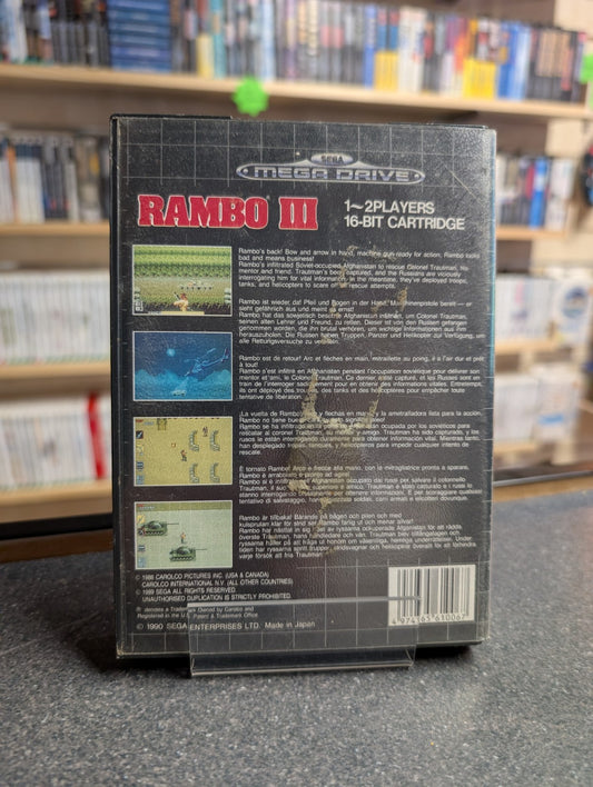 Rambo 3 III - Sega Megadrive - Boxed Complete