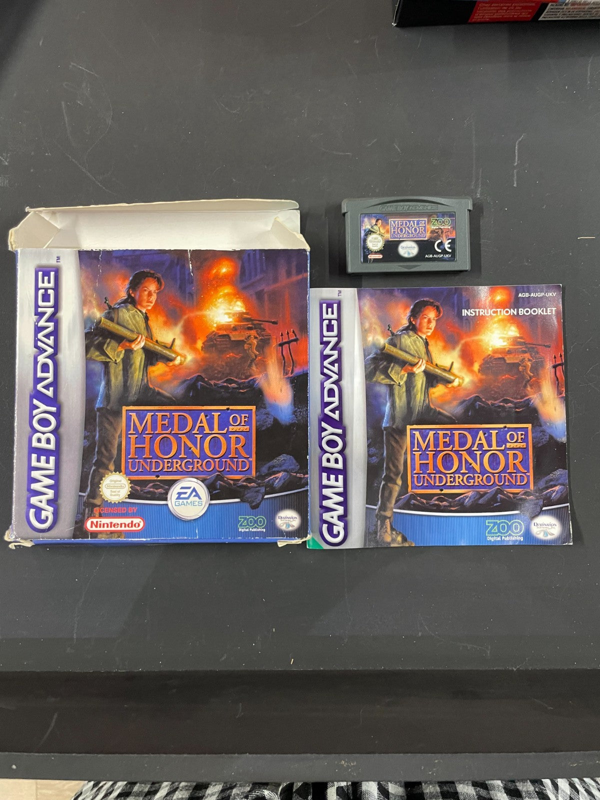 Medal of Honor Undeerground - Nintendo Game Boy Advance - Boxed with Manual