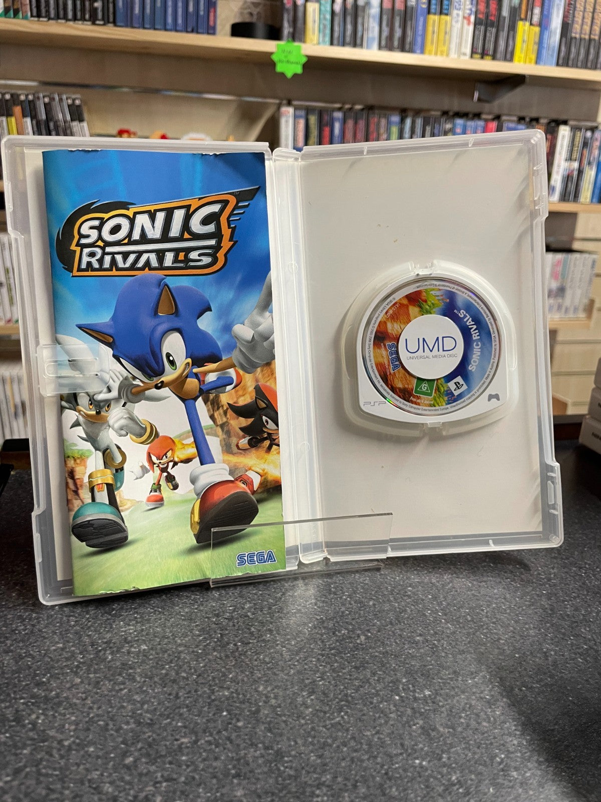 Sonic Rivals - Sony PSP - Boxed with Manual