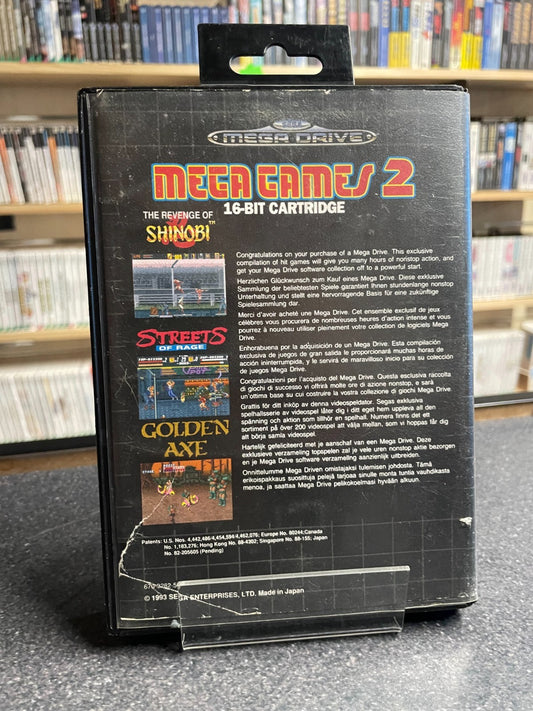 Mega Games 2 - Sega Mega Drive - Boxed with one Manual