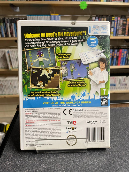 Dood's Big Adventure - Nintendo Wii - Complete w/Manual