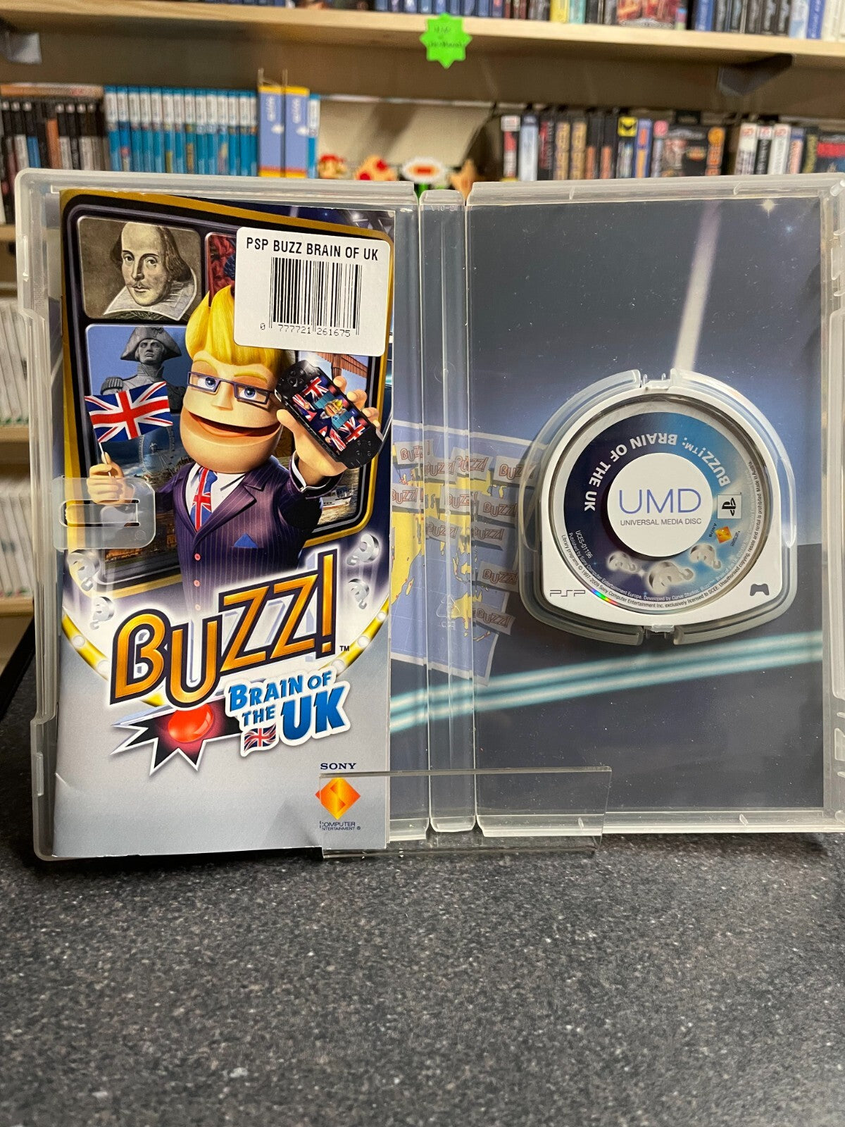 Buzz! Brain Of The UK - Sony - PSP - Complete with Manual