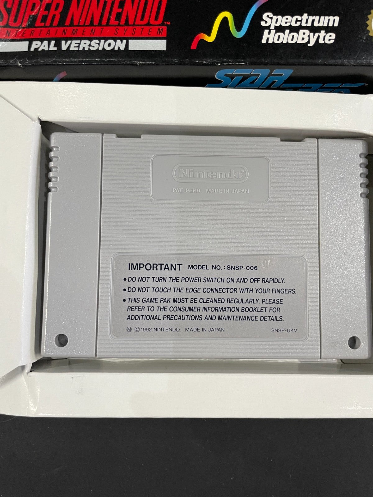 Star Trek The Next Generation - SNES - Boxed with Manual
