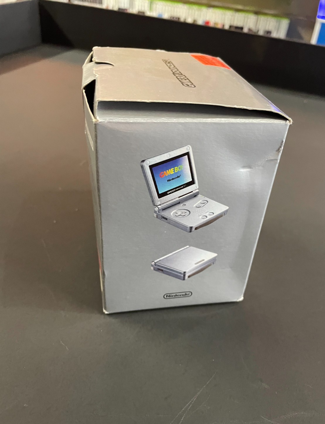 Nintendo GameBoy Advance SP - Silver - Complete & Boxed