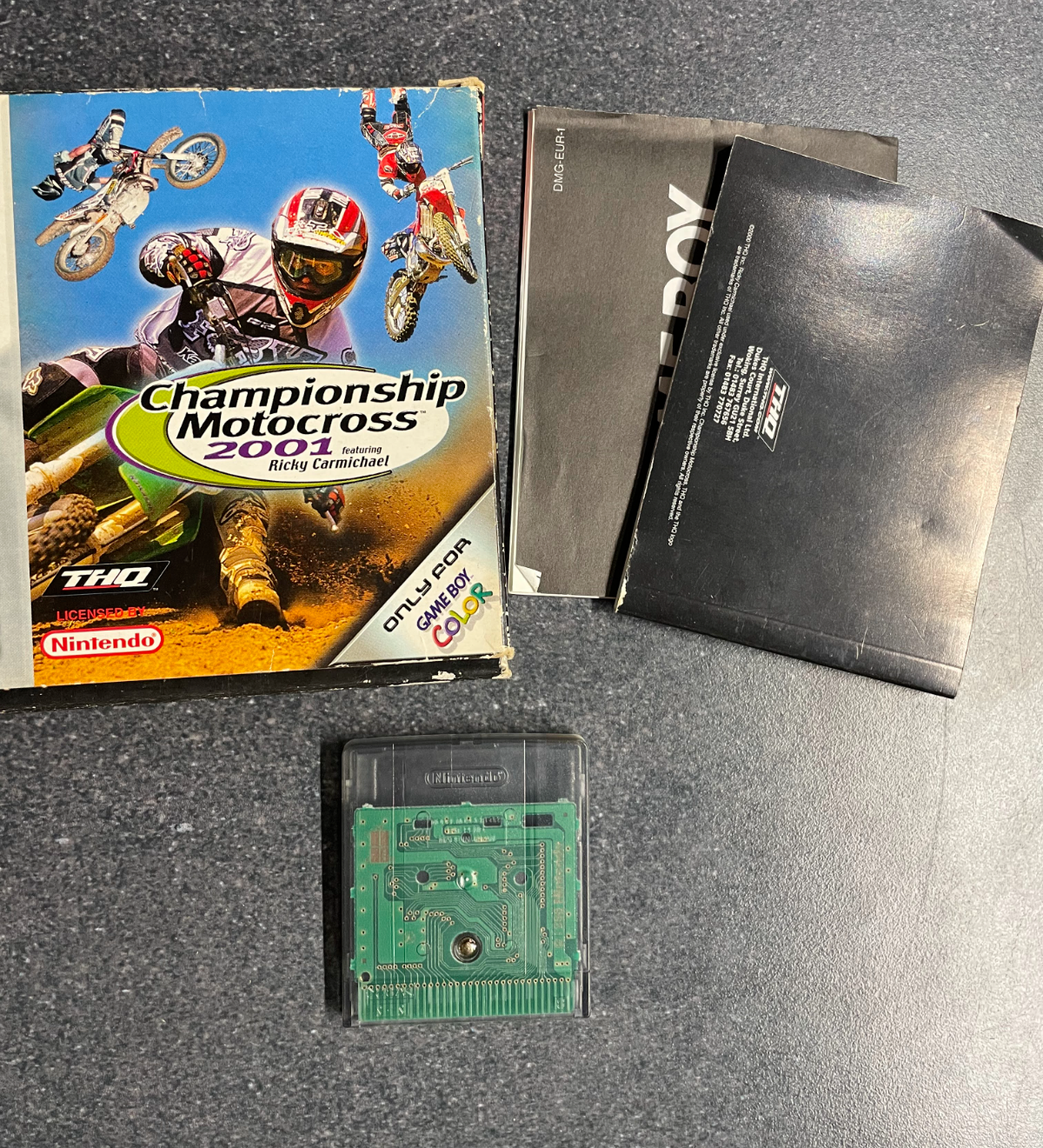 Championship Motocross 2001 - Nintendo Game Boy Color - Complete with Manual