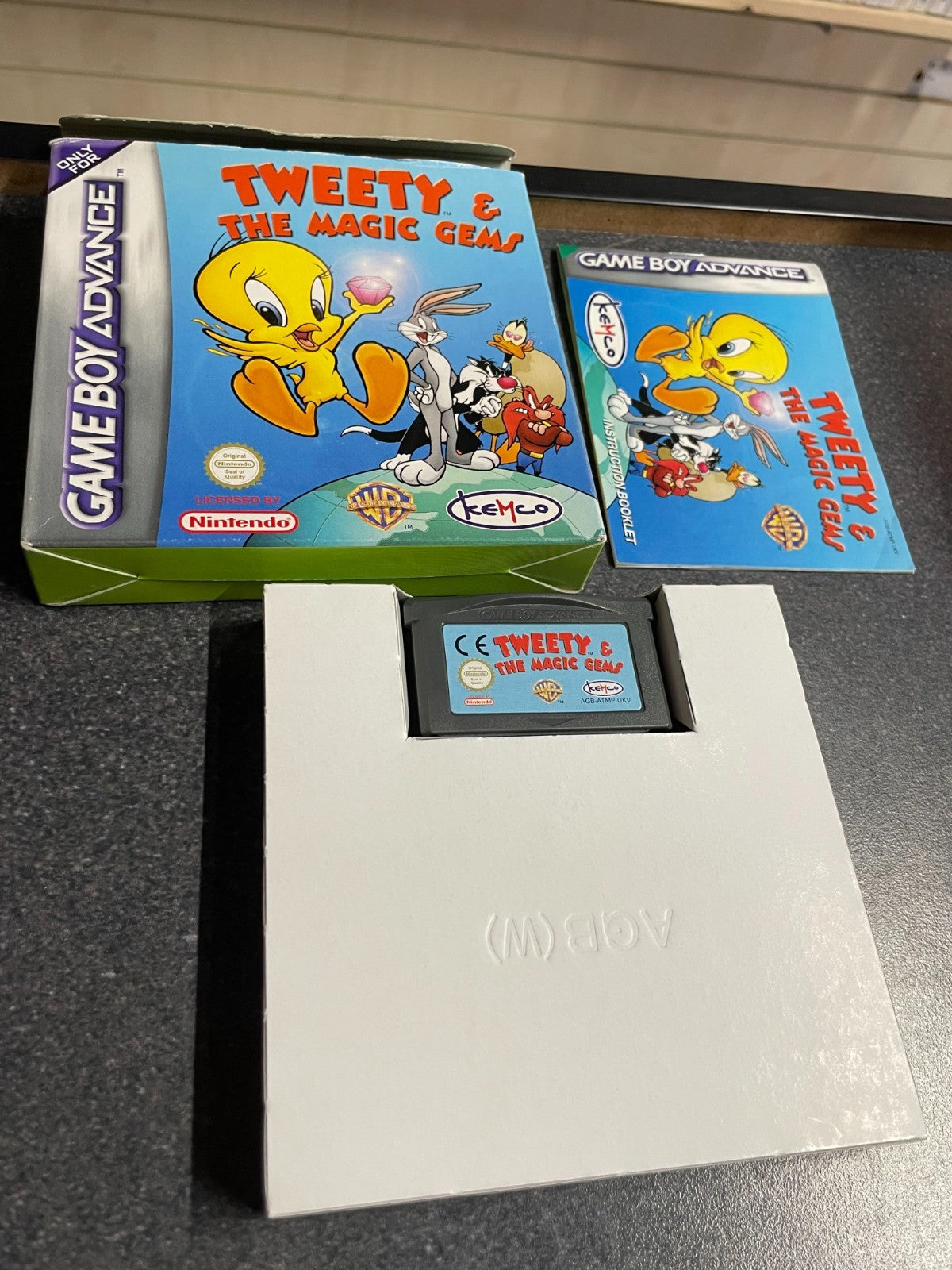 Tweety & The Magic Gems - Nintendo GameBoy Advance - Boxed with Manual