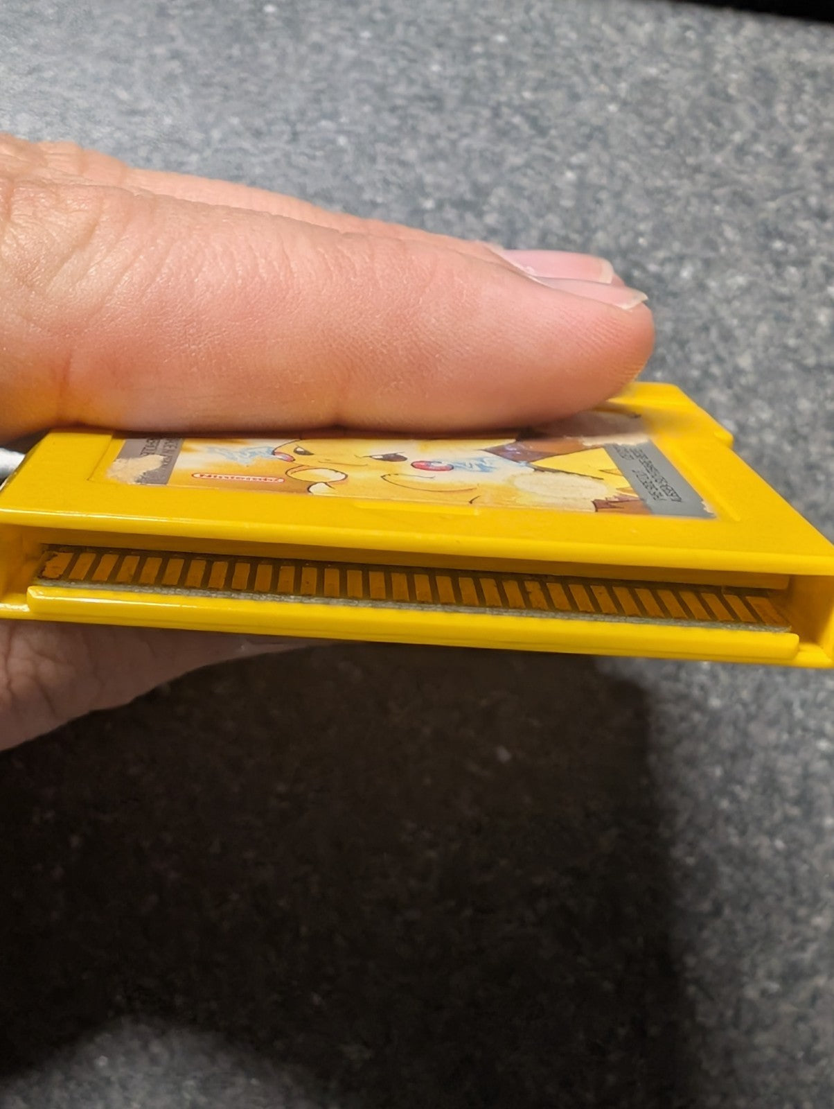 Pokemon Yellow - Cart only - Faulty (Read Description)