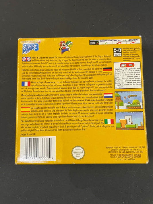Super Mario Advance 4: Super Mario Bros. 3 - Game Boy Advance -Complete w/Manual