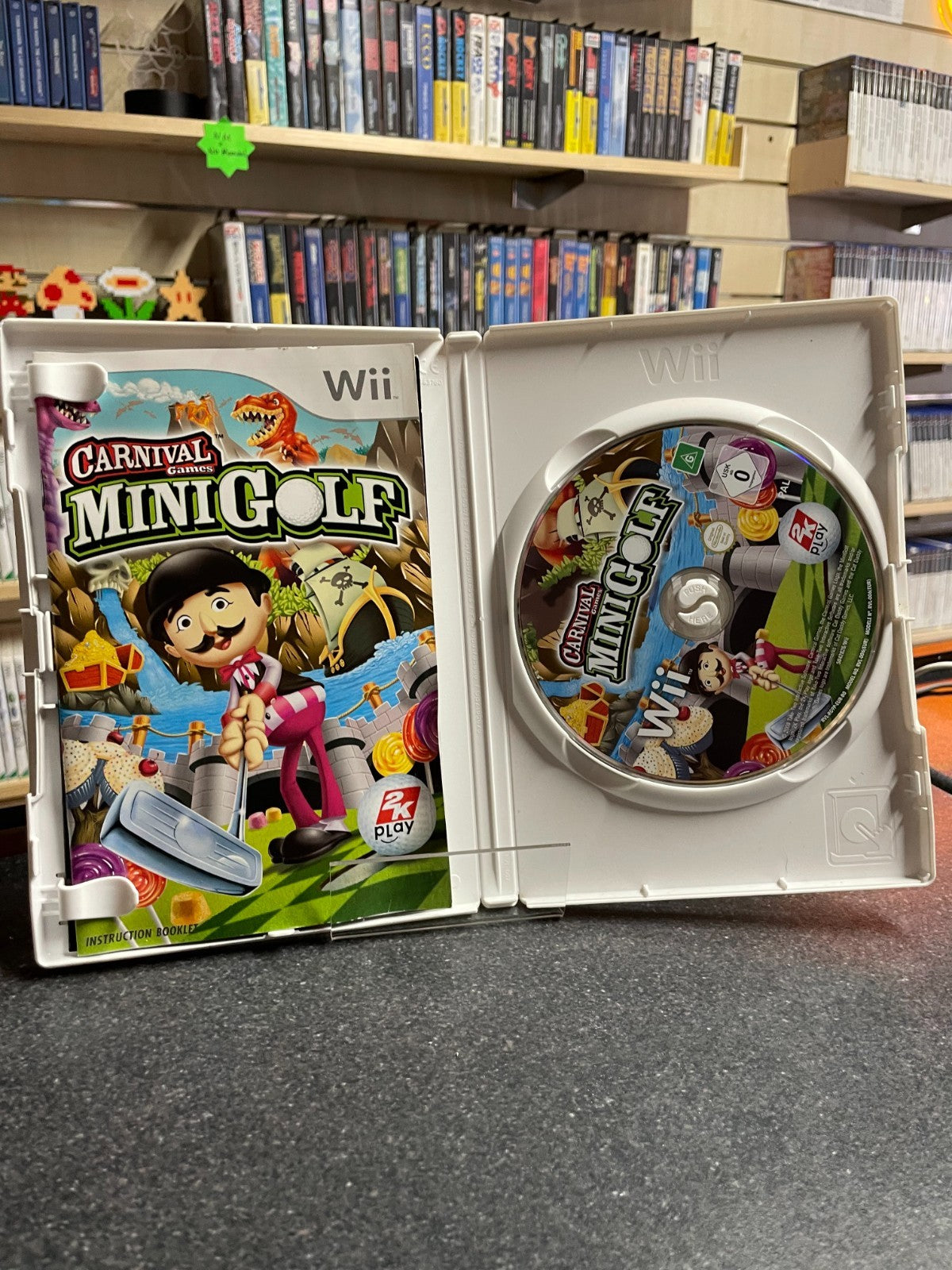 Carnival Games, Mini Golf - Nintendo Wii - Boxed with Manual