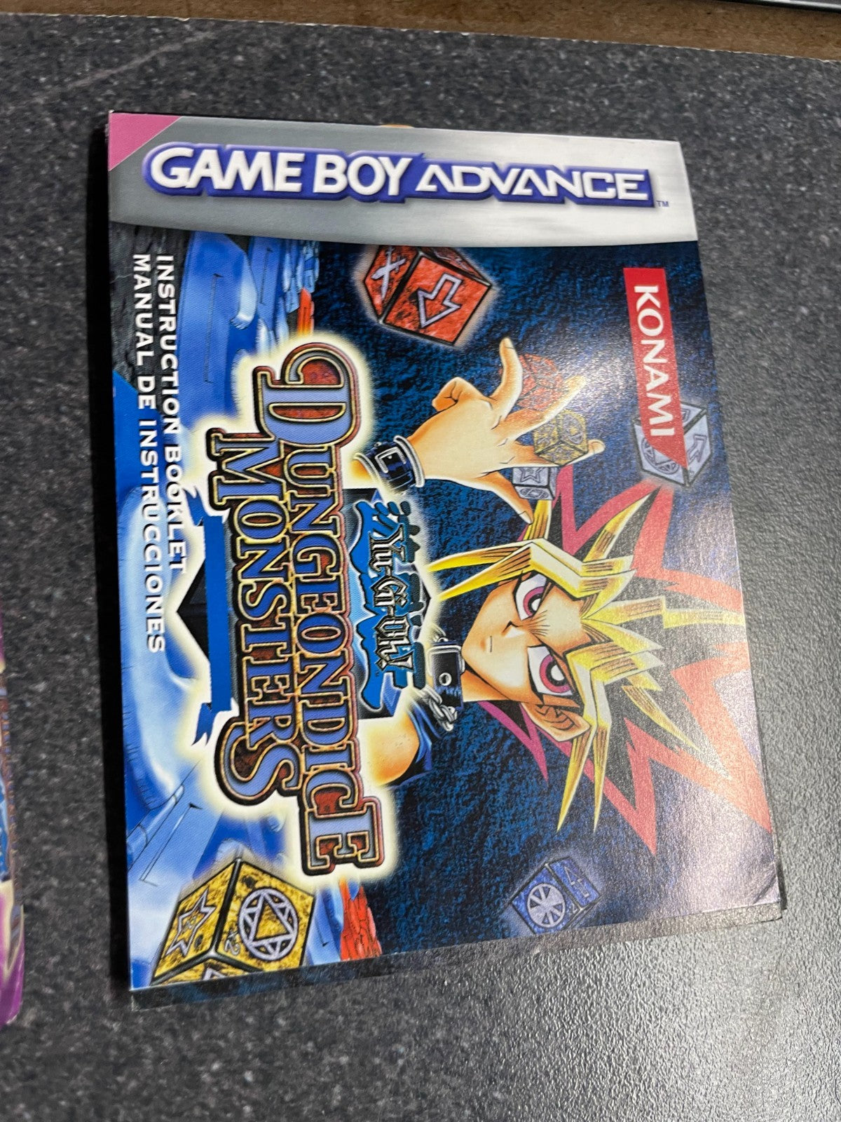 Yu-Gi-Oh! Dungeon Dice Monsters - Nintendo GameBoy Advance - Boxed w/Manual