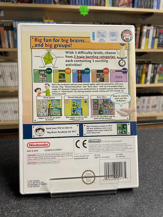 Big Brain Academy for Wii - Nintendo Wii - Complete with Manual
