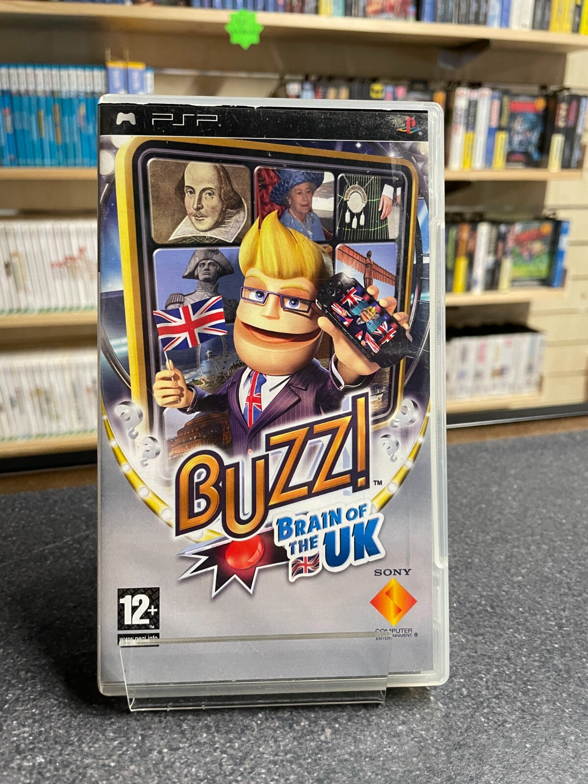 Buzz! Brain Of The UK - Sony - PSP - Complete with Manual