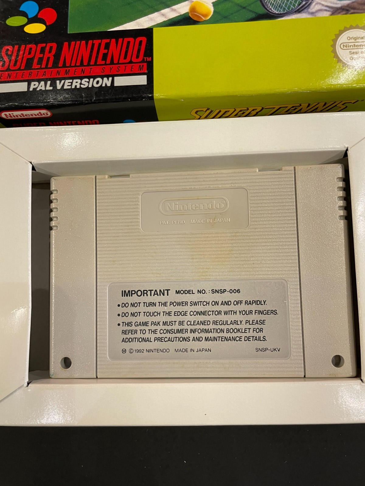 Super Tennis - Nintendo SNES - Boxed & Complete