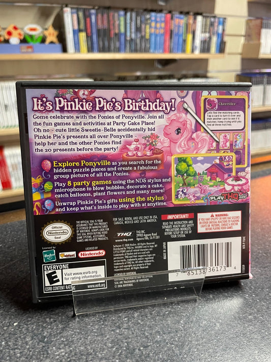 My Little Pony: Pinkle Pie's Party - Nintendo DS - Boxed with Manual - USA