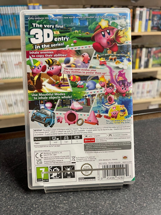 Kirkby and the Forgotten Land - Nintendo Switch - Boxed