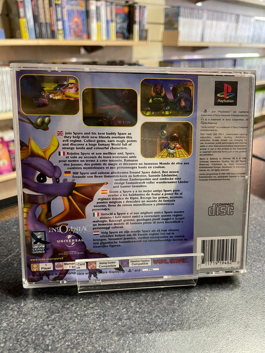 Spyro 2: Gateway to Glimmer - Sony Playstation One PS1 - Boxed with Manual