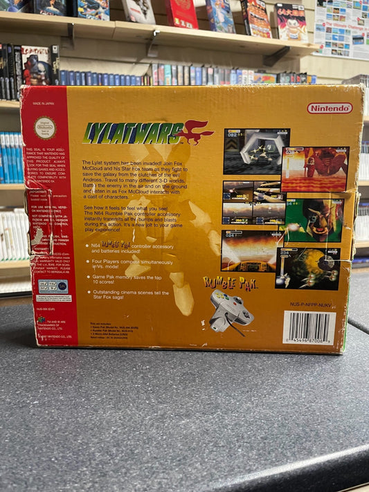 Lylat Wars - Rumble Pak Included - Nintendo 64 N64 - Boxed & Complete