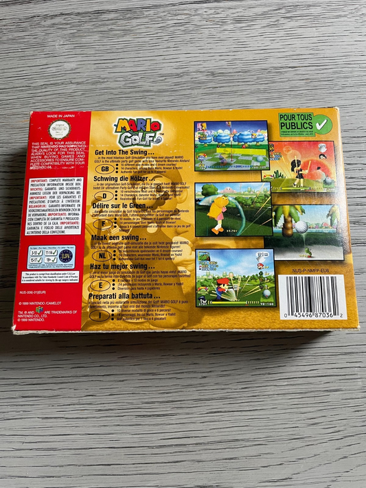 Mario Golf - Nintendo 64 N64 - Boxed & Complete