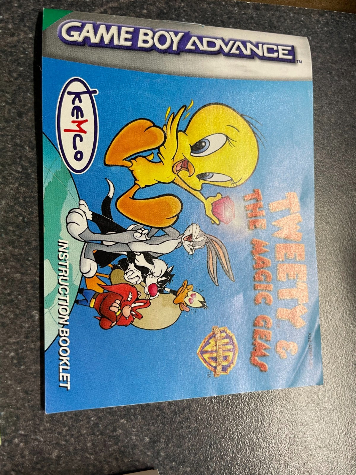 Tweety & The Magic Gems - Nintendo GameBoy Advance - Boxed with Manual