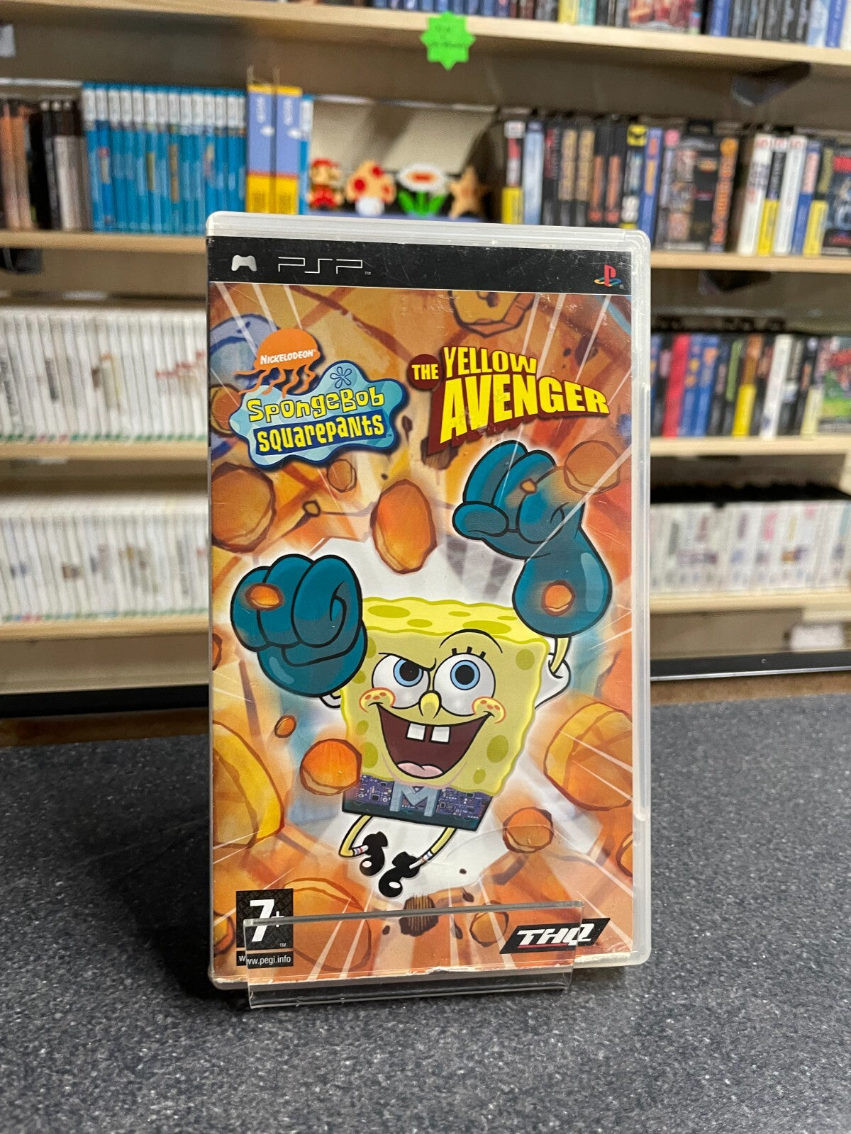 Spongebob Squarepants: The Yellow Avenger - Sony - PSP - No Manual