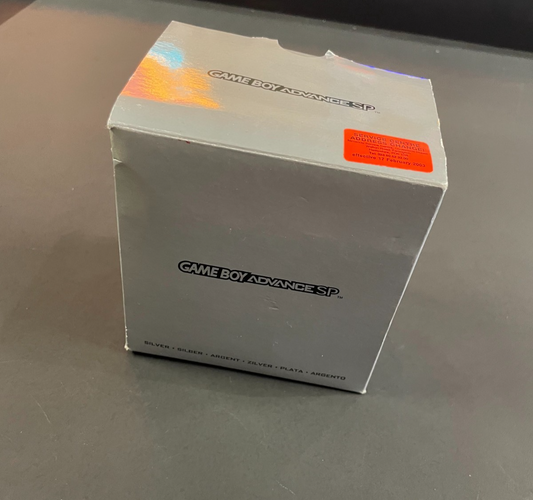 Nintendo GameBoy Advance SP - Silver - Complete & Boxed