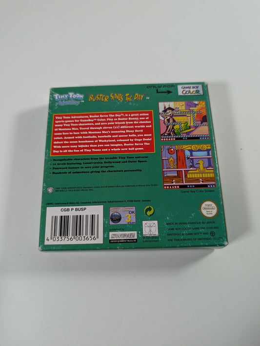 Tiny Toons Adventures - Buster Saves The Day - Nintendo Gameboy Colour - Boxed