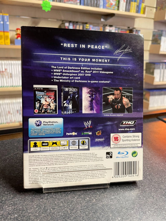 Smack Down vs Raw 2011: The Lord of Darkness Edition - Sony Ps3 - w/Manual