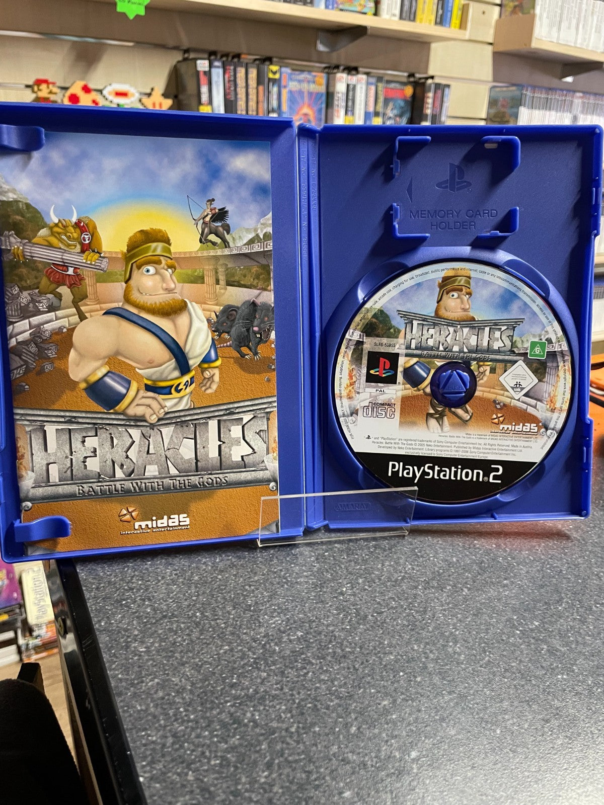 Heracles: Battle with the Gods - Sony Playstation 2 PS2 - Boxed w/Manual