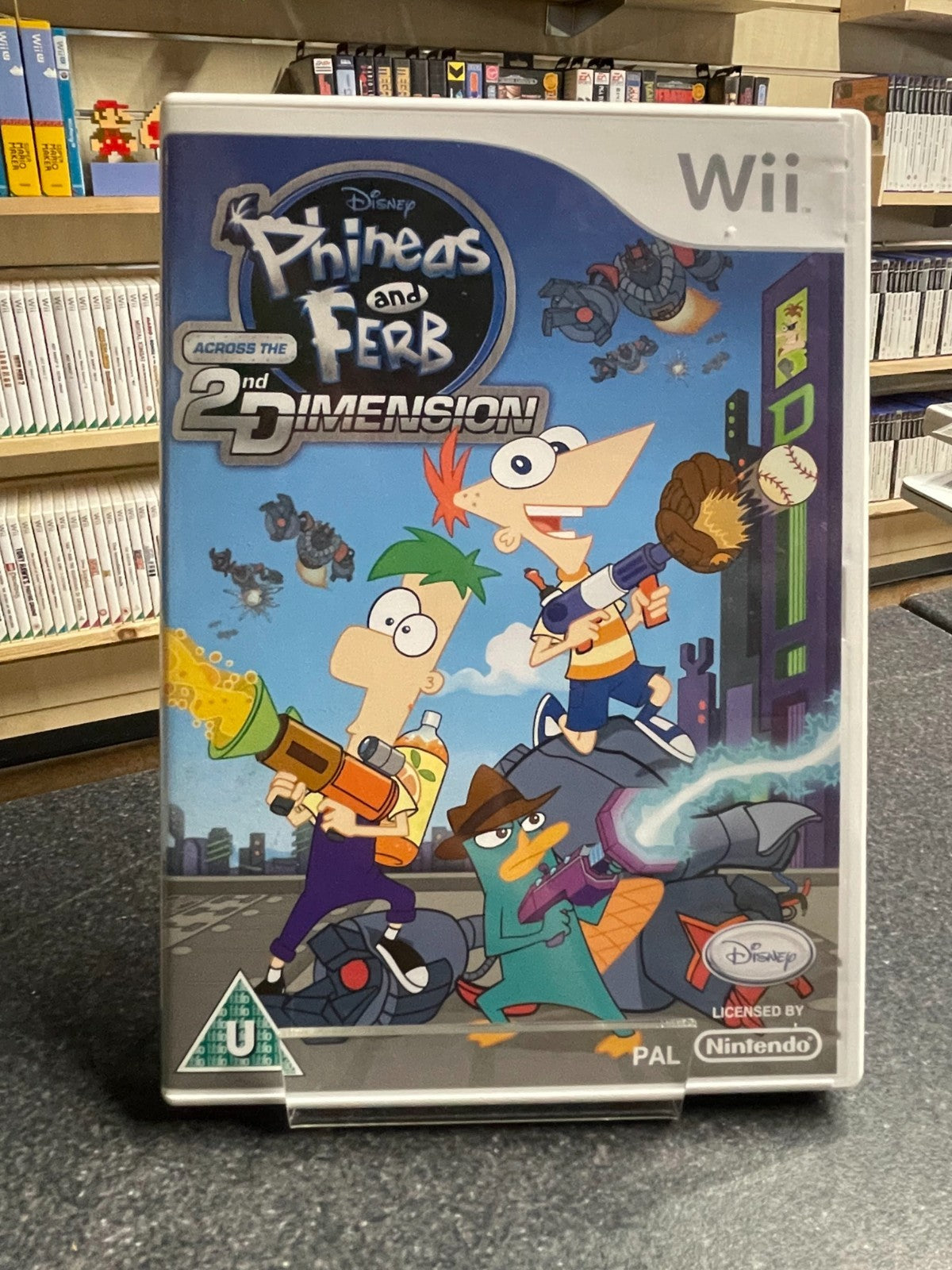 Phineas and Ferb Across The 2nd Dimension - Nintendo Wii - Boxed