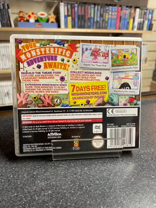 Moshi Monsters: Moshlings Theme Park - Nintendo DS - Boxed with Manual