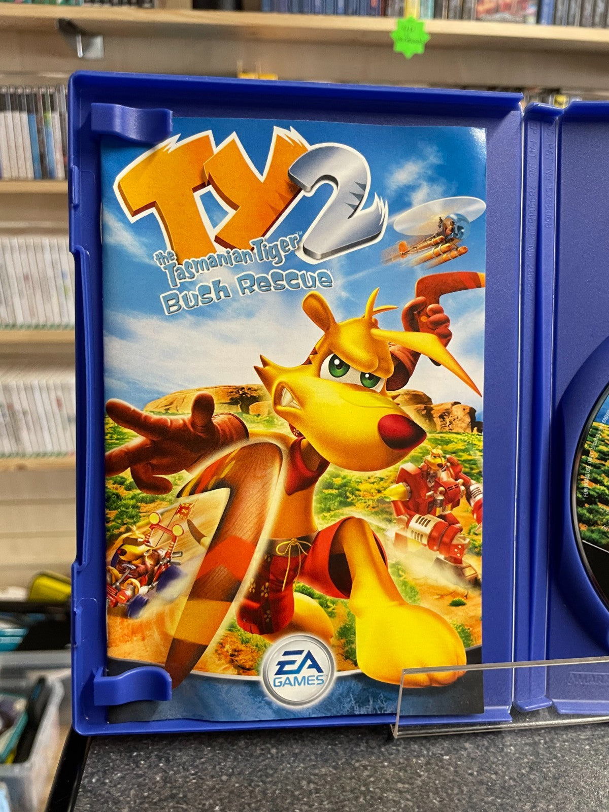 TY 2: The Tasmainian Tiger Bush Rescue - Sony Playstation 2 PS2 -Boxed w/Manual