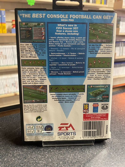 Fifa Soccer 95 - SEGA Mega Drive - Boxed with Manual