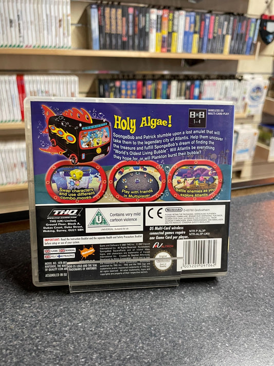 Nickelodeon Spongebob's Atlantis Squarepants - Nintendo DS- Boxed with Manual