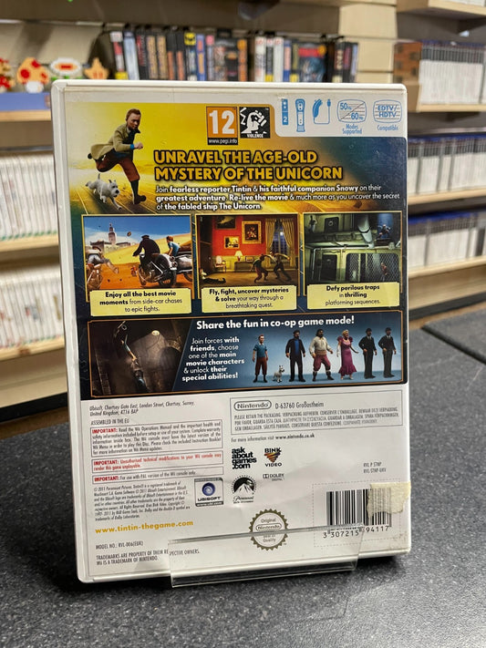 The Adventures of TinTin: The Secret of the Unicorn - Nintendo Wii - Boxed