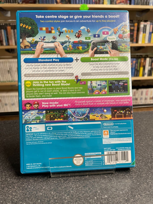 Super Mario Bros.U - Nintendo Wii U - Complete with Manual