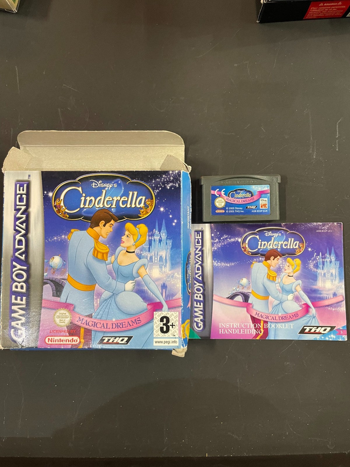 Disney's Cinderella - Nintendo Game Boy Advance - Boxed with Manual