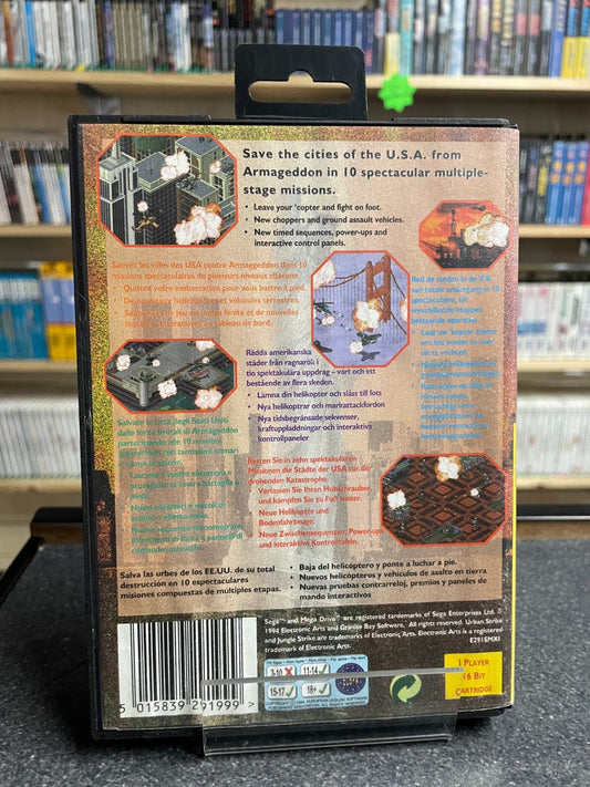 Urban Strike: The Sequel to Jungle Strike - Sega Mega Drive - Boxed no Manual