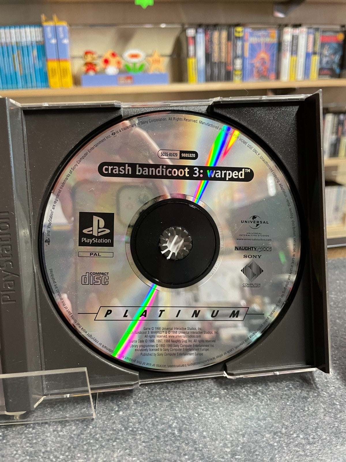 Crash Bandicoot 3 : Warpped - Sony Playstation One PS1 - Boxed with Manual