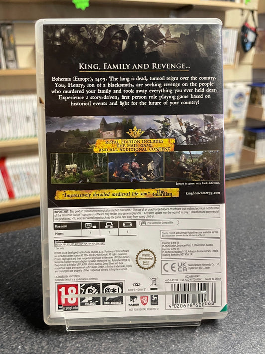 Kingdom Come Deliverance: Royal Edition - Nintendo Switch - Boxed