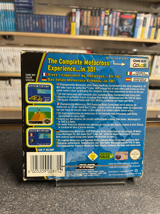 Championship Motocross 2001 - Nintendo Game Boy Color - Complete with Manual