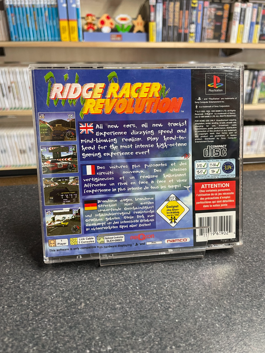 Ridge Racer Revolution - Sony PlayStation PS1 - Complete with Manual