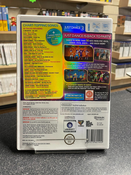 Just Dance 3 Special Edition - Nintendo Wii - Boxed with Manual