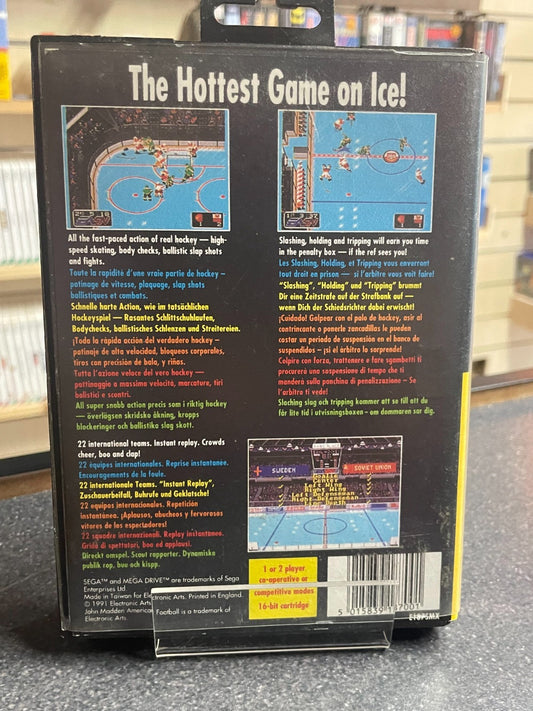 EA Hockey - SEGA Mega Drive - Boxed with Manual