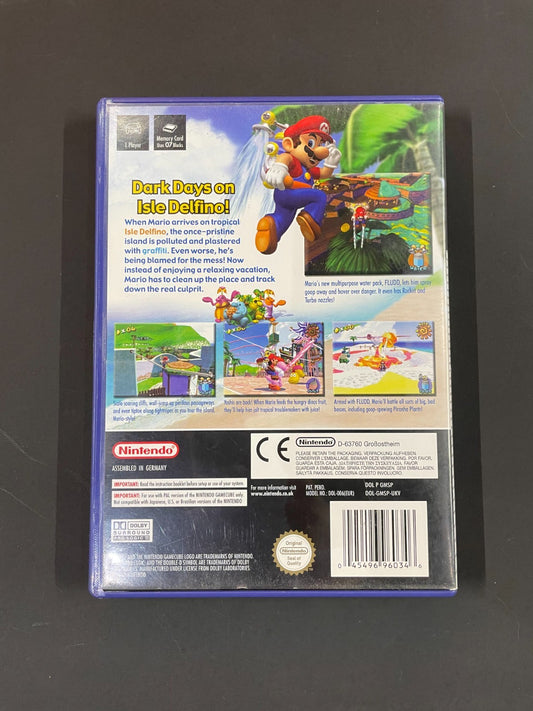 Super Mario Sunshine - Nintendo Gamecube - Complete with Manual