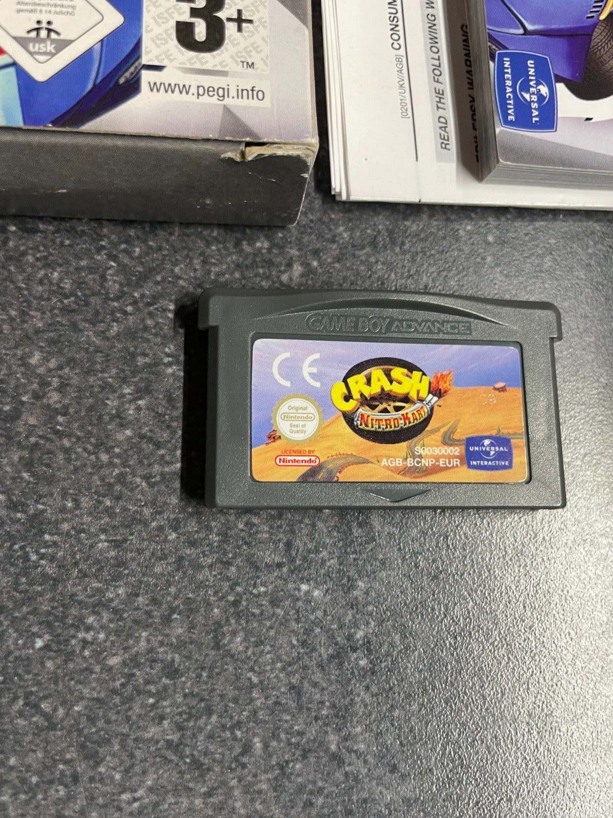 Crash Nitro Kart - GameBoy Advance - Boxed with Manual