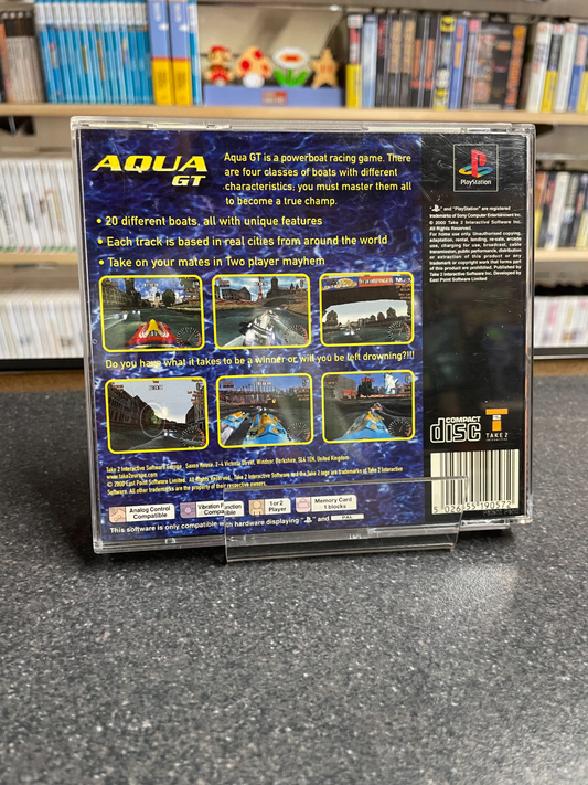 Aqua GT - Sony Play station 1 PS1 - Complete with Manual
