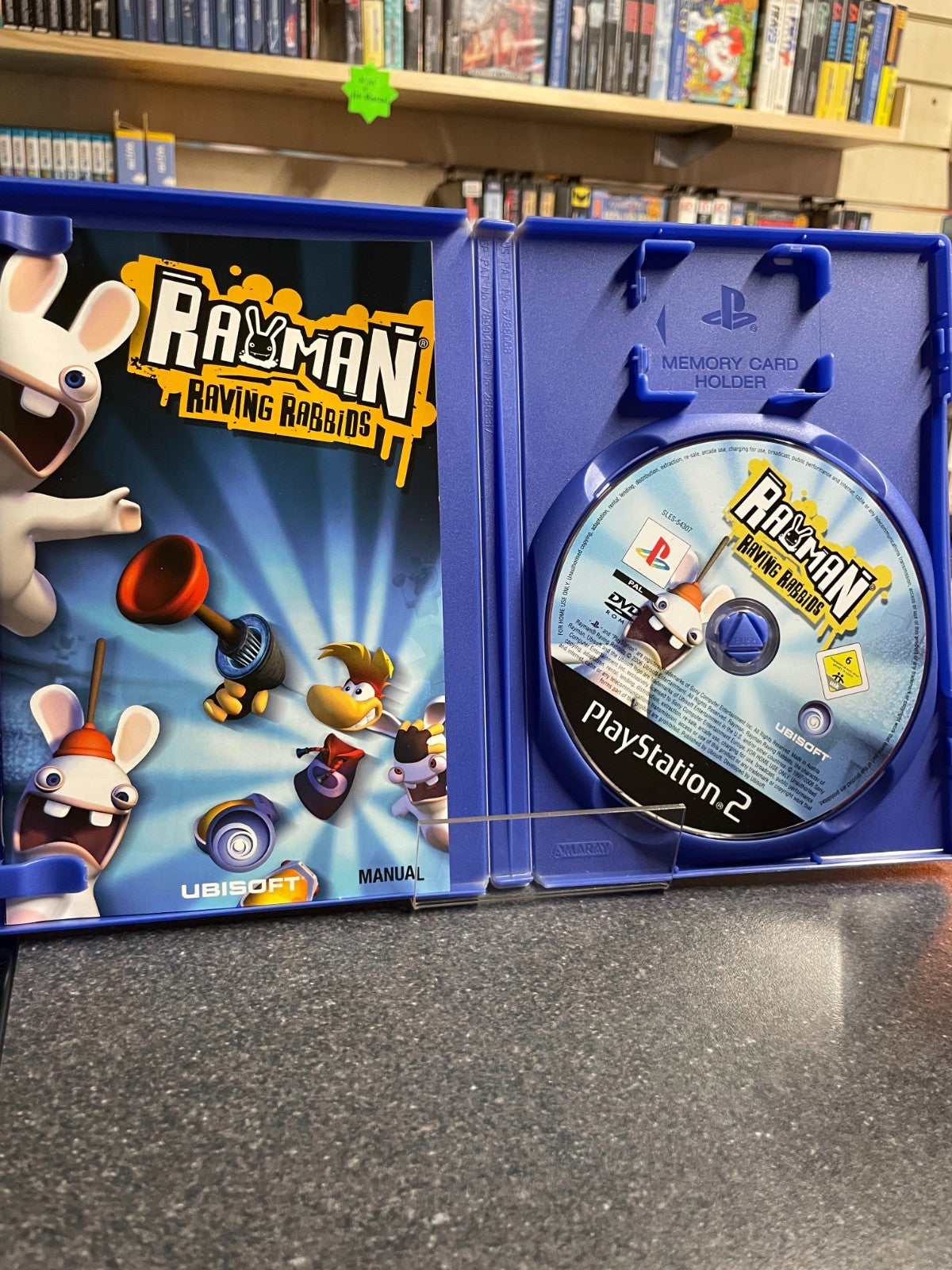 Rayman Raving Rabbids - Sony - Playstation 2 PS2 - Complete with Manual